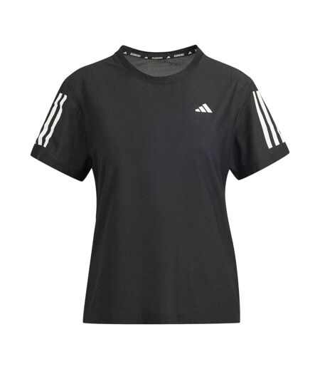 T-shirt Own The Run Femme Noir Adidas