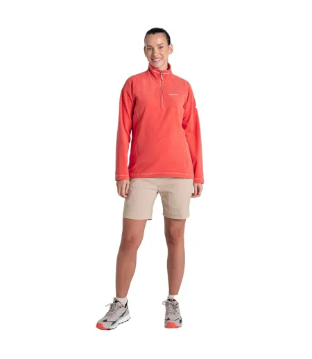 Womens/ladies Miska Vi Half Zip Fleece Clay Craghoppers