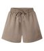 Womens/ladies Jersey Shorts Taupe I Saw It First-2