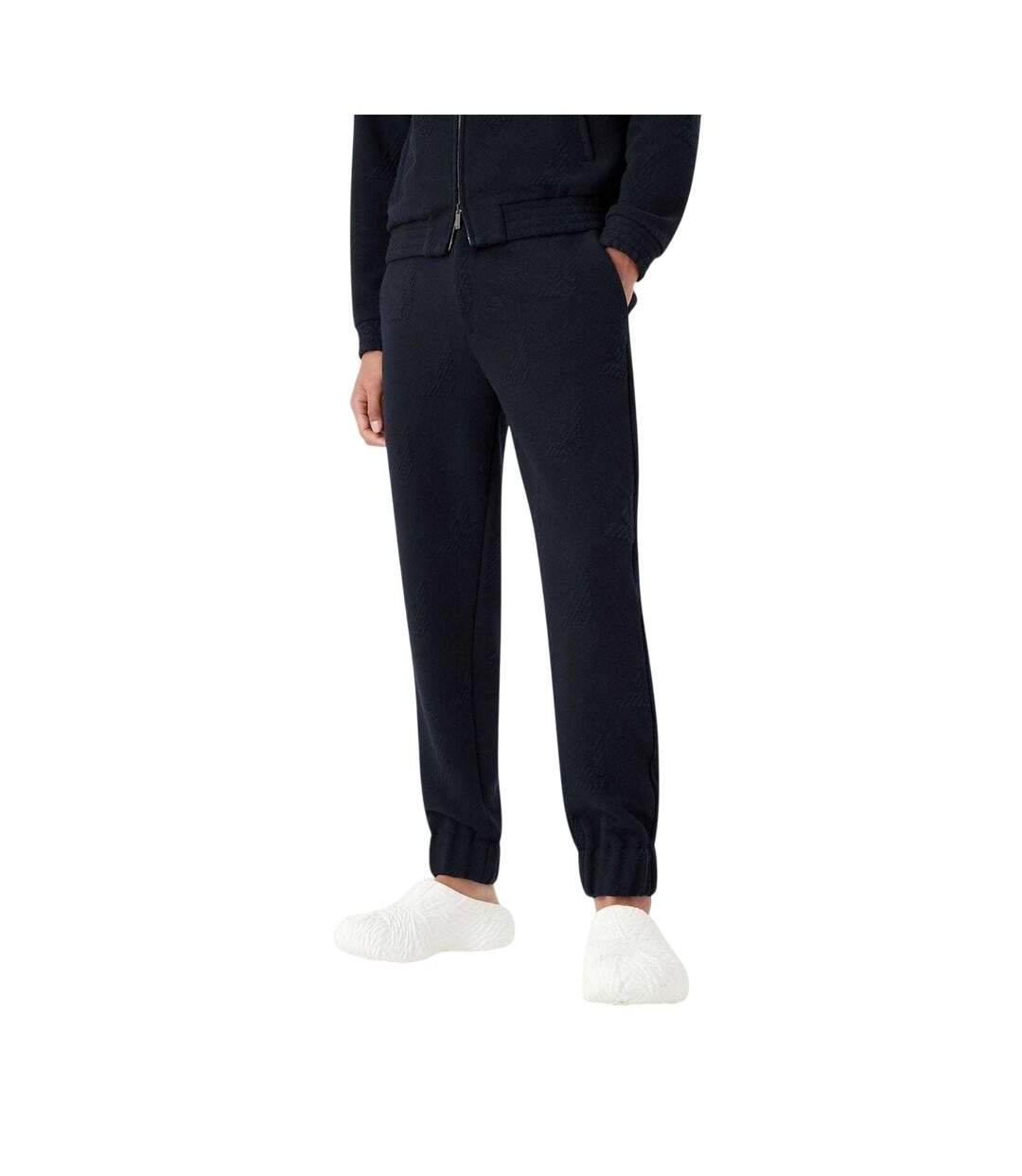 Mens Polyester Blend Tonal Trousers Navy Emporio Armani EA7-1