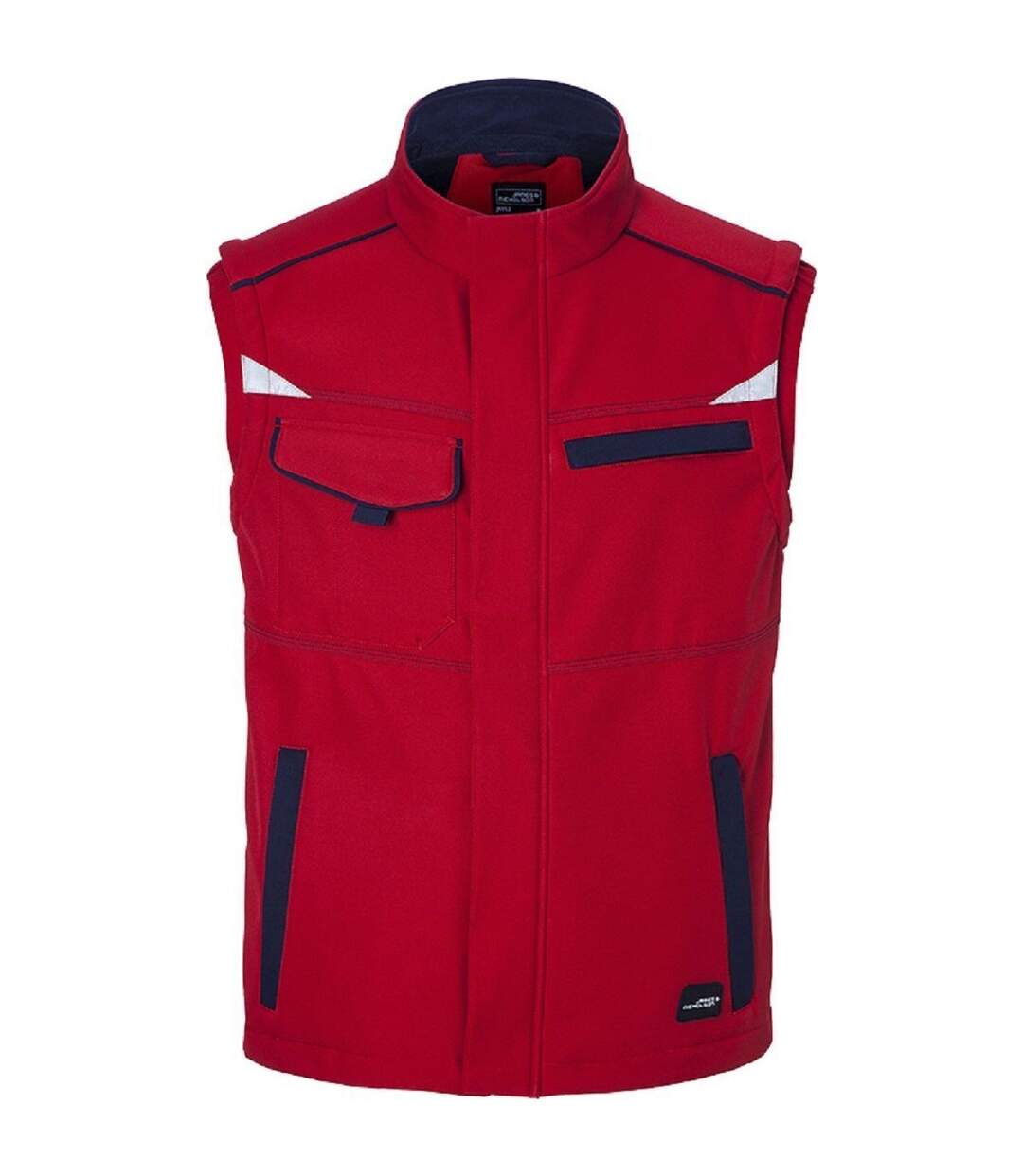 Bodywarmer softshell unisexe - JN852 - rouge-1