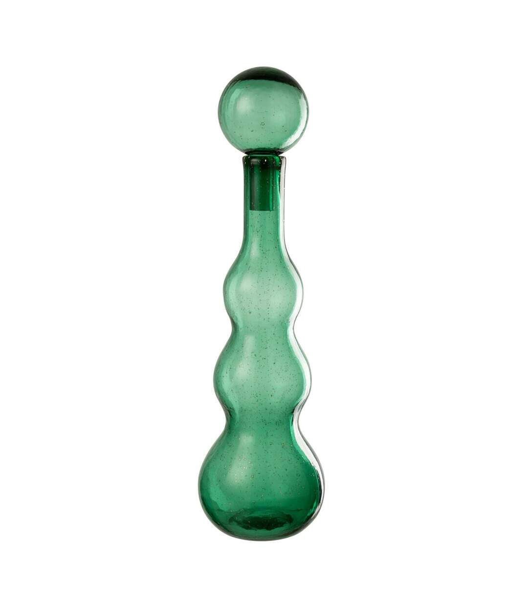 Carafe Design en Verre Carol 52cm Vert Émeraude-1