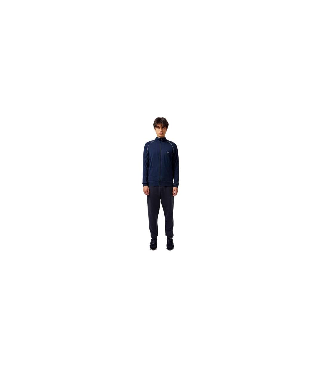 Haut De Survêtement Décontracté Homme Bleu Foncé Boss-1