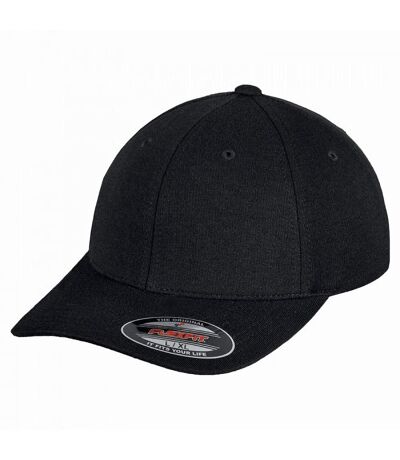 Yupoong Mens Flexfit Double Jersey Cap (Pack of 2) (Black) - UTRW6760