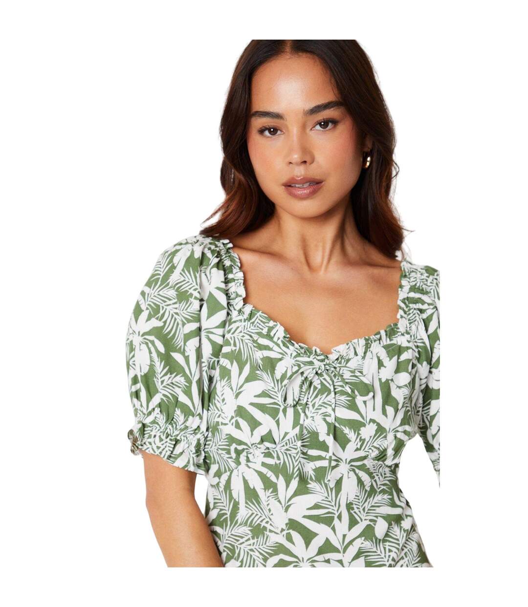 Mini robe femme vert Dorothy Perkins-3