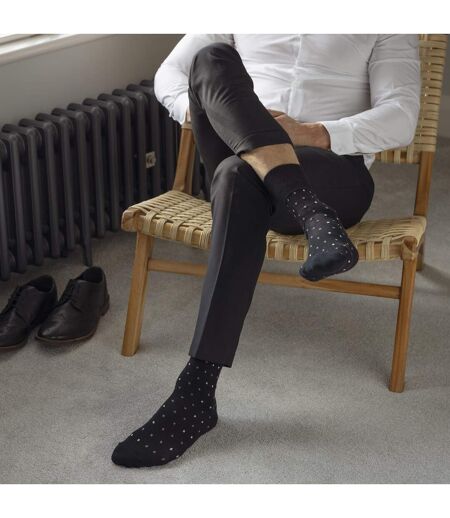 3 Pairs Mens Cotton Rich Everyday Socks Soft Top Flat Seam Comfort Socks
