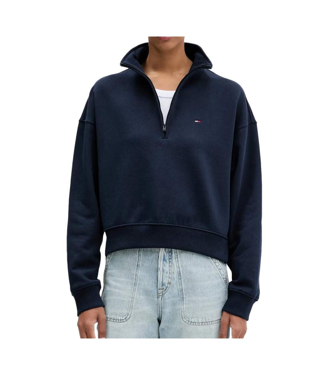 Sweat marine femme tommy hilfiger bxy-1