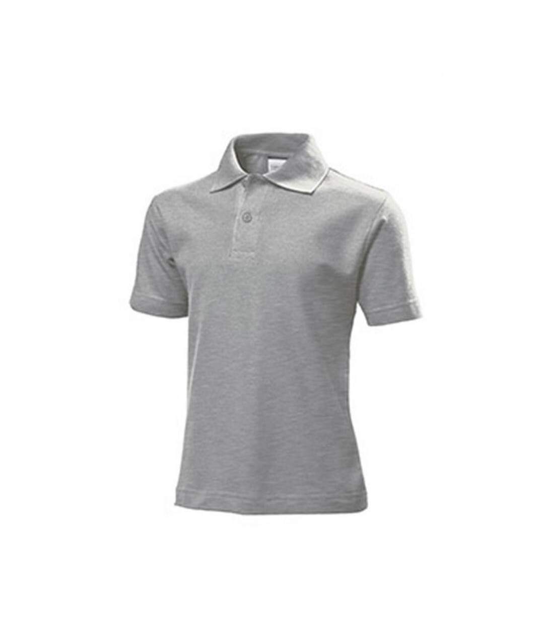 Polo Enfant Gris Chiné Stedman-1