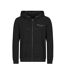 Sweat zippé noir homme teddy smith giclass 30j - l-1