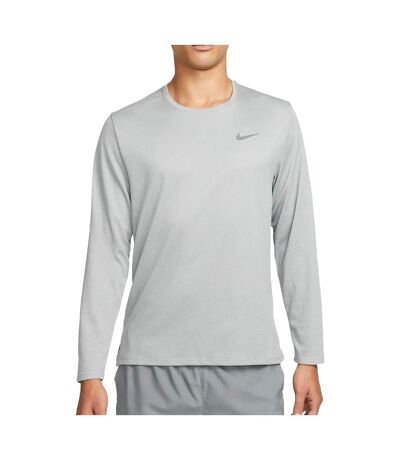 T-shirt Manches Longues Grises Homme Nike Miler - L