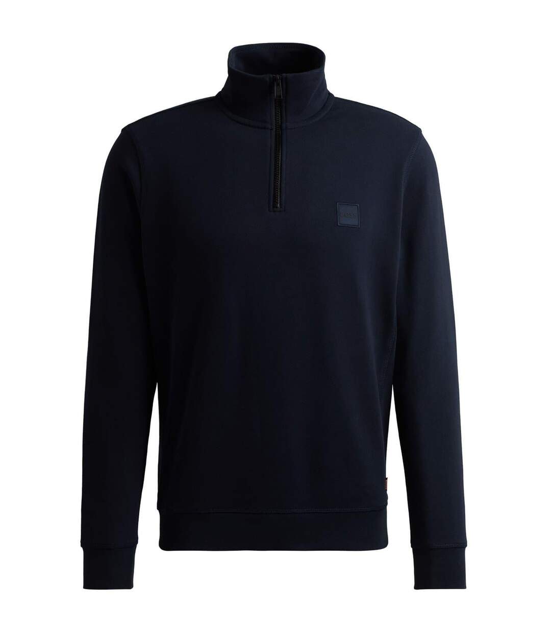 Sweat Homme Bleu Foncé Boss-1