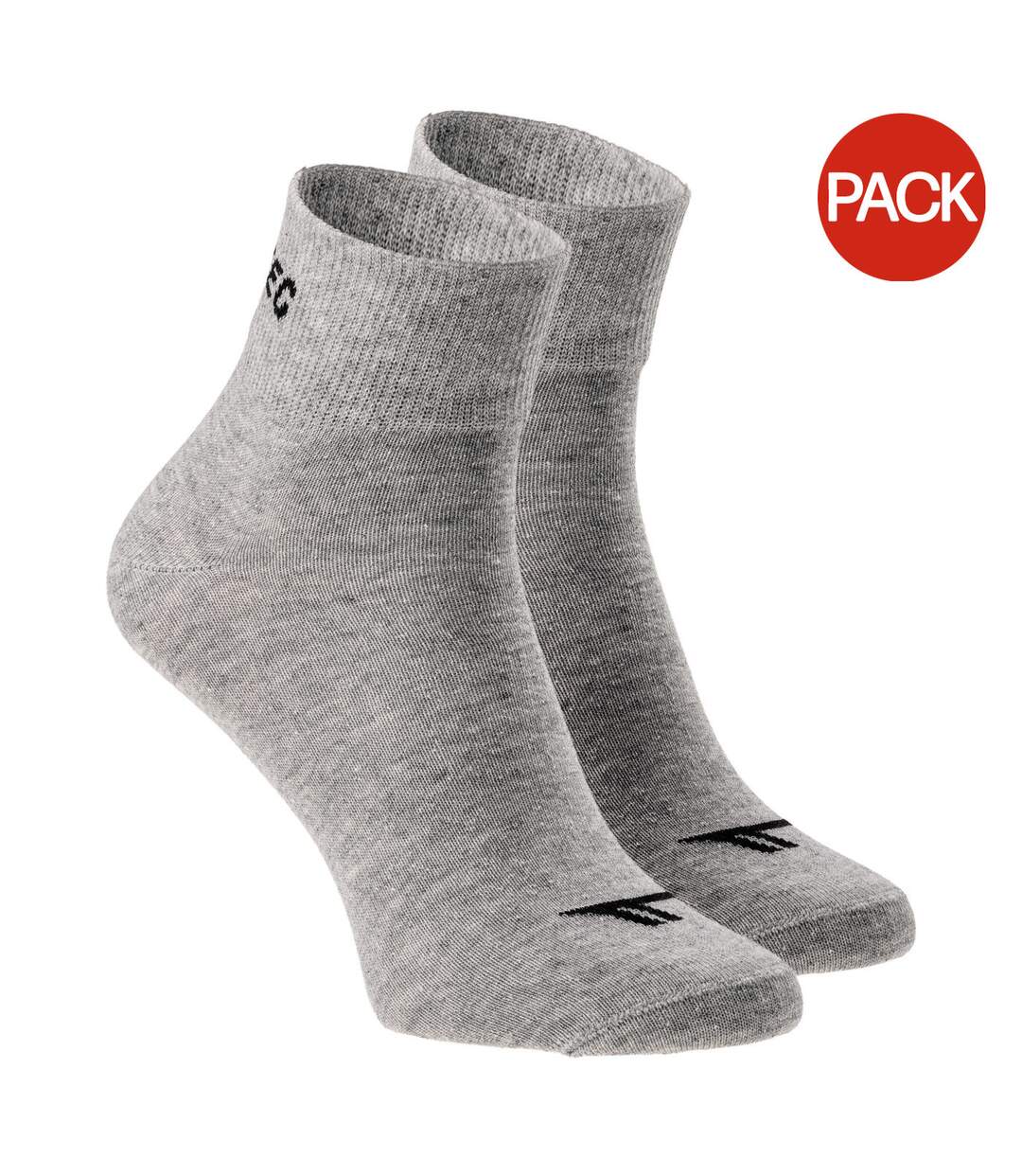 Chaussettes Motif/style Logo Chire Homme Gris Chiné Hi-Tec-1