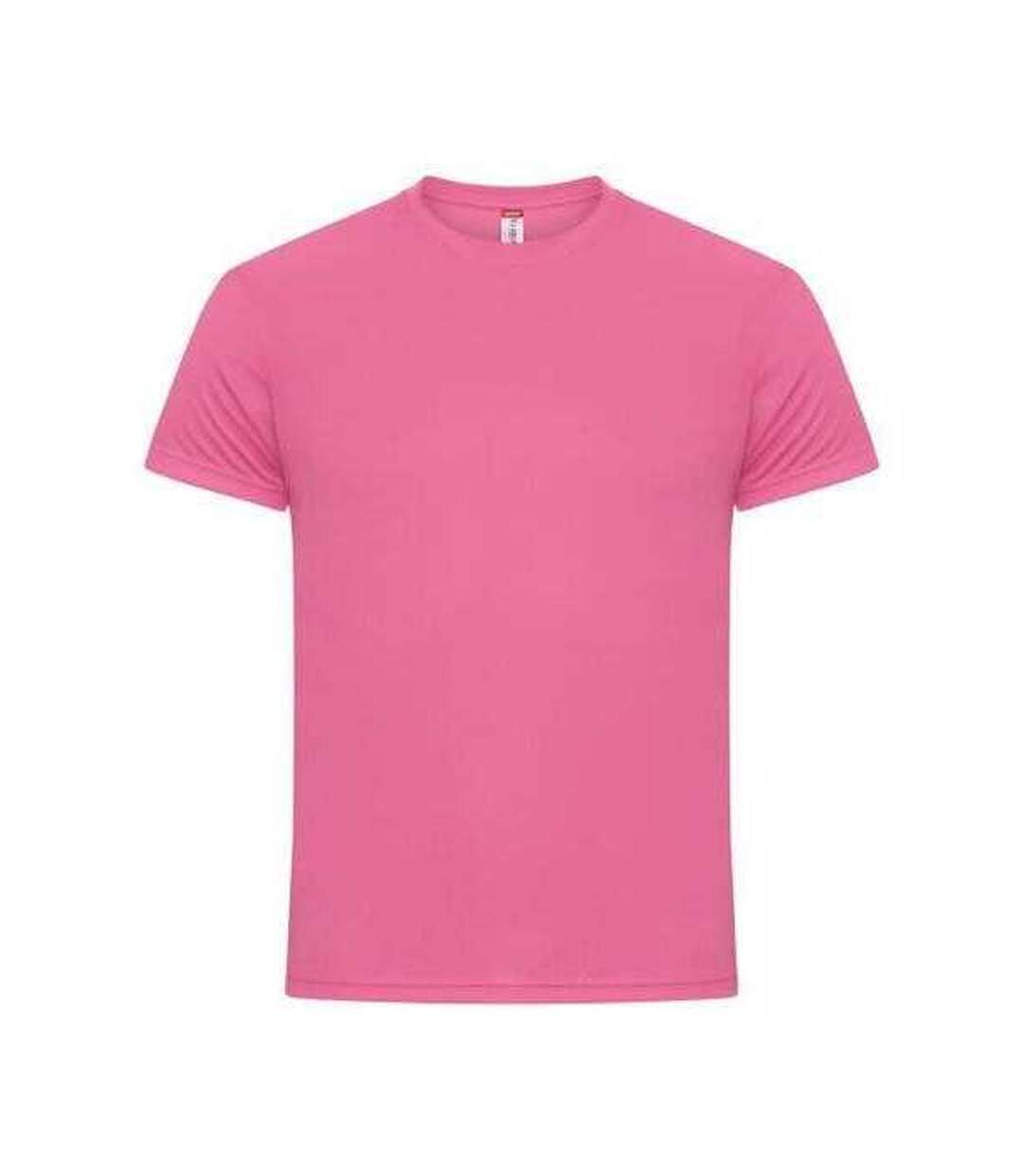 Mens Basic Active T-shirt Active Pink Clique-1