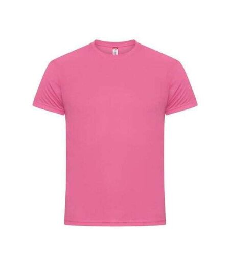 Mens Basic Active T-shirt Active Pink Clique