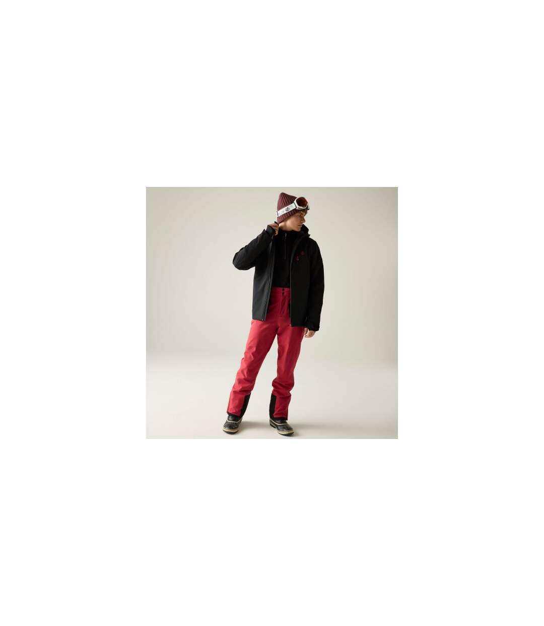 Blouson De Ski Imperméable Et Extensible Motif/style Détail Contrasté Eagle Homme Noir Dare 2B-1