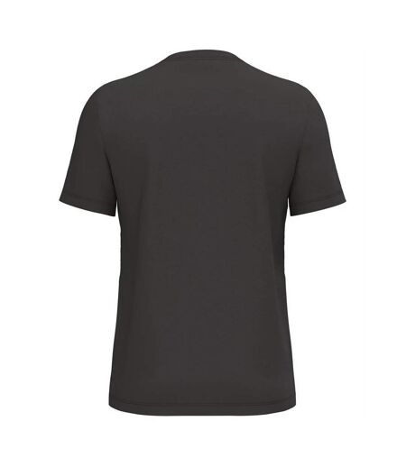 Unisex Adult Anti-bacterial Short-sleeved T-shirt Dark Grey WK. Designed To Work