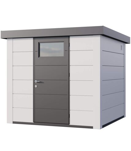 Abri de jardin moderne en acier porte simple 5,7 m² Eleganto 2424