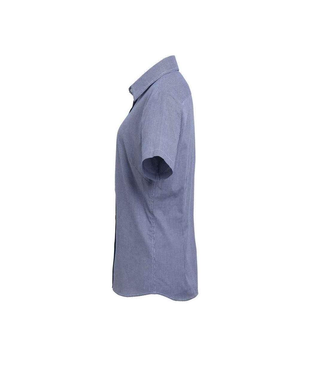 Chemisier Femme Bleu Marine Blanc Premier-3