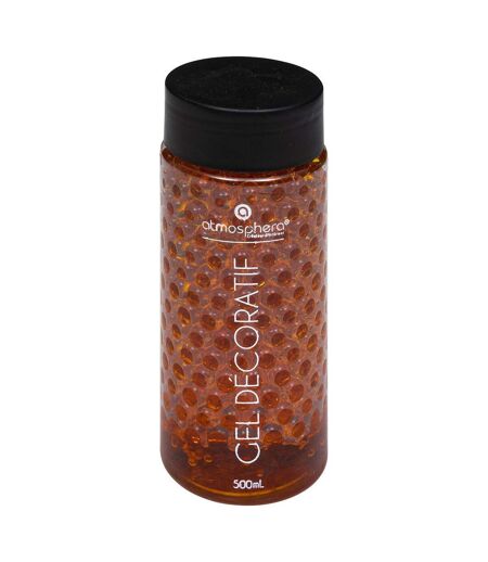 Gel Vase Crystal 500ml Orange Ambre