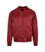 Blouson D'aviateur Homme Bordeaux Build Your Brand-1