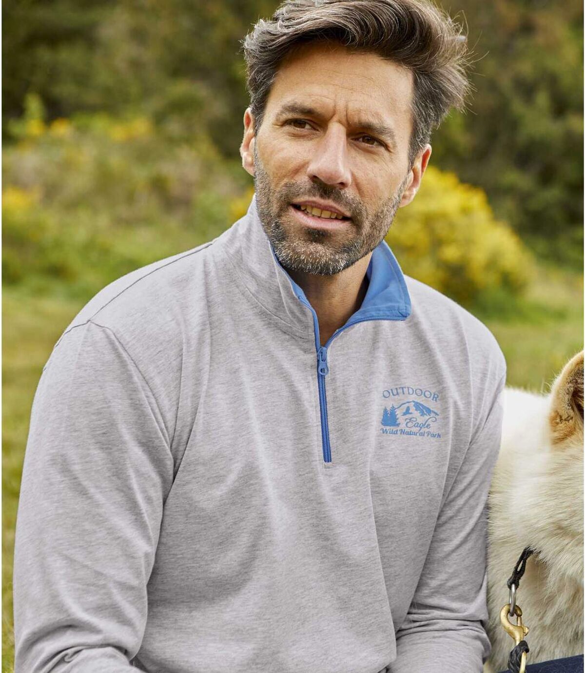 2er-Pack Unterziehpullover mit RV-Kragen Atlas For Men
