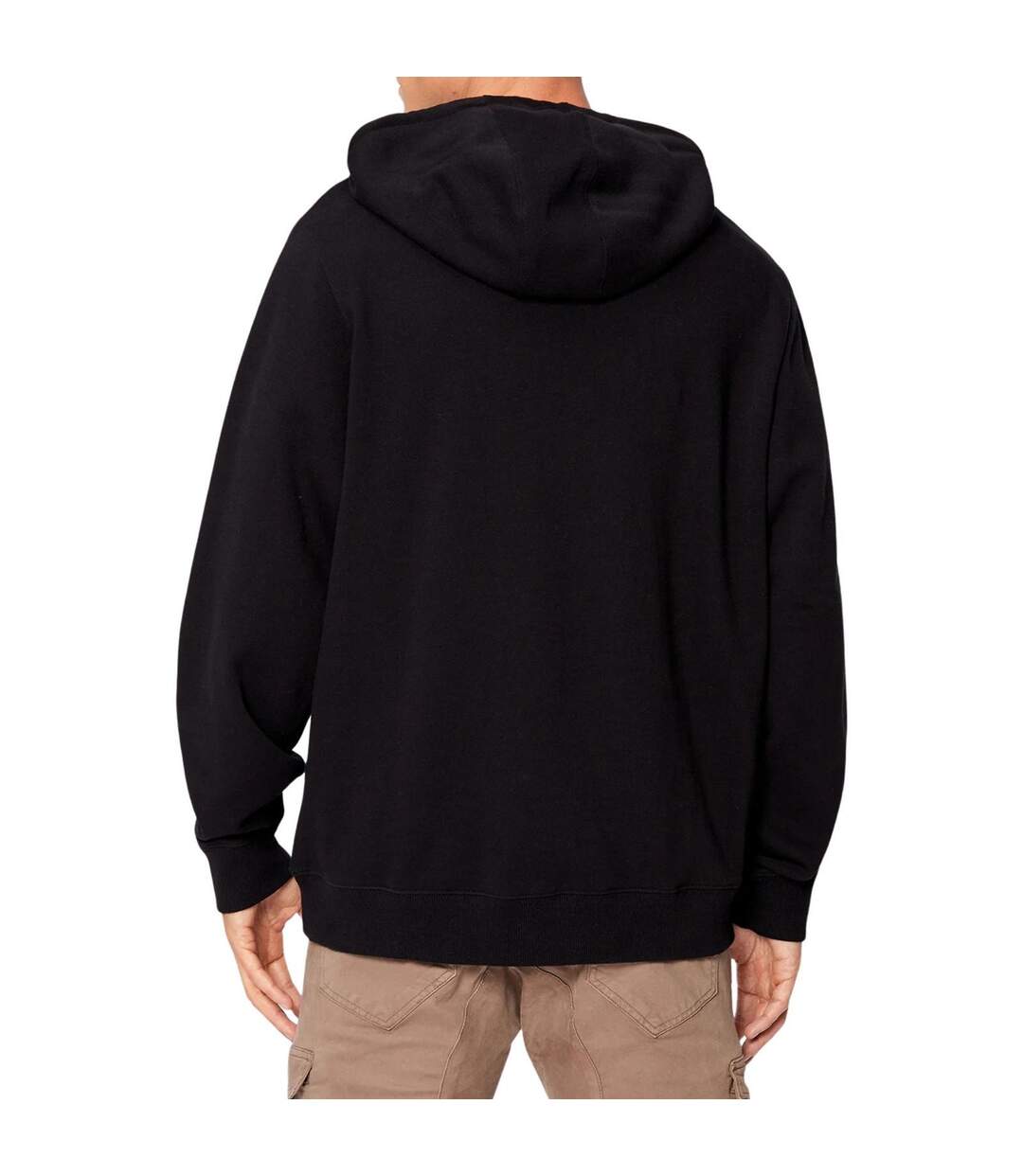 Sweat À Capuche Motif/style Logo Homme Noir Vif Guess-3