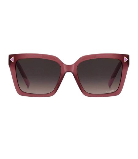 Womens/ladies Round Gradient Sunglasses 55cm Mauve Missoni