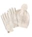 Isotoner Gants femme en maille torsades - doublés polaire-2