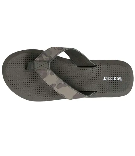 Isotoner Tongs homme sandales plage d'été, semelles légères et confortable