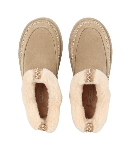 Womens/ladies Alpine Suede Boots Sand Jack Wills
