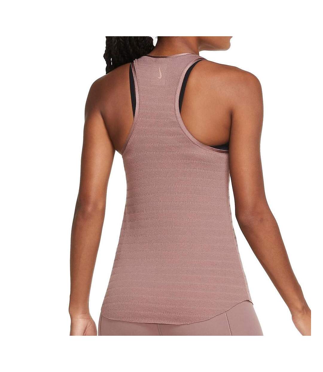 Débardeur Marron Femme Nike Yoga - L