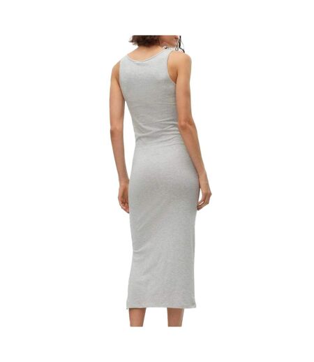 Robe Grise Femme Vero Moda Soft Maxi - L