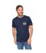 Mens Milestan T-shirt Navy Bewley & Ritch-2