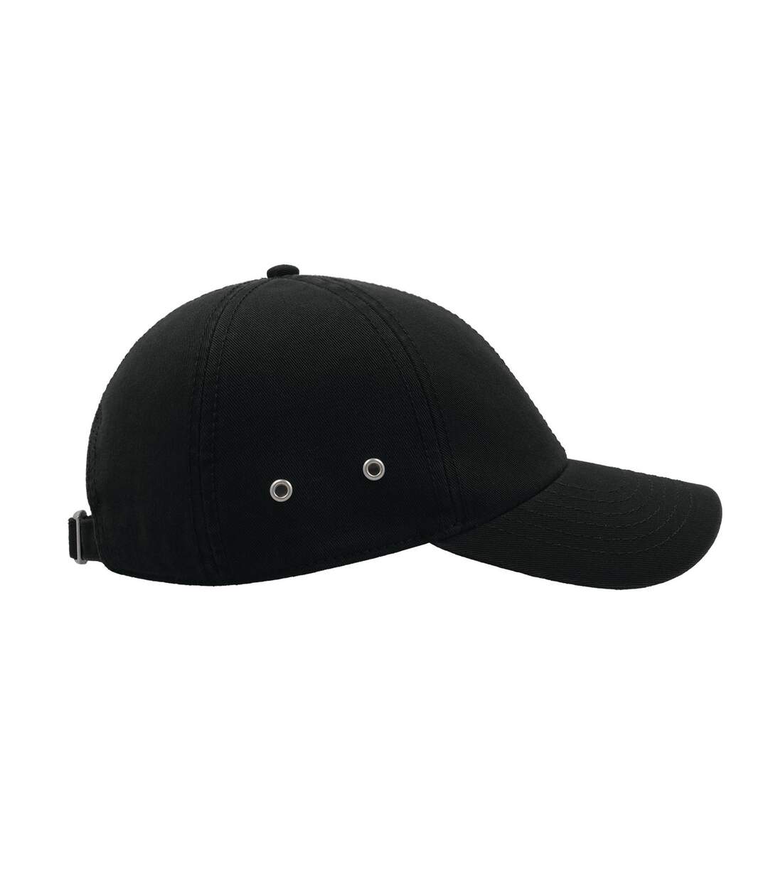 Atlantis Action 6 Panel Chino Baseball Cap (Pack of 2) (Black) - UTAB428-4