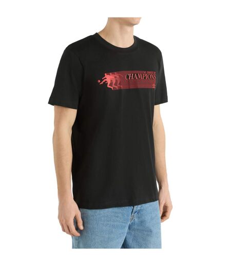 Mens Champions T-shirt Black Umbro