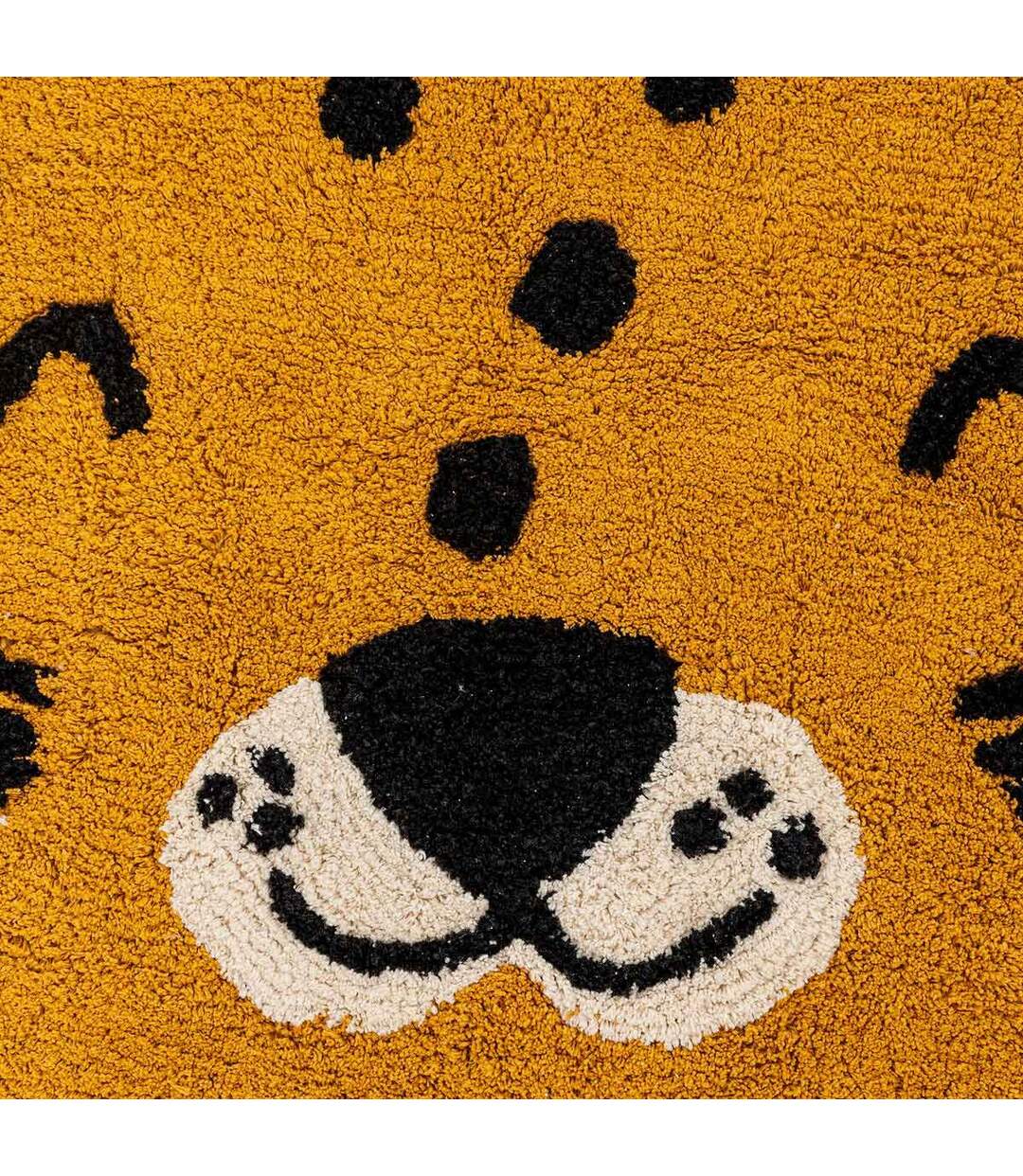 Tapis Déco Enfant Léopard 90cm Ocre-2