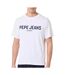 T-Shirt blanc homme pepe jeans pjl m nds-1