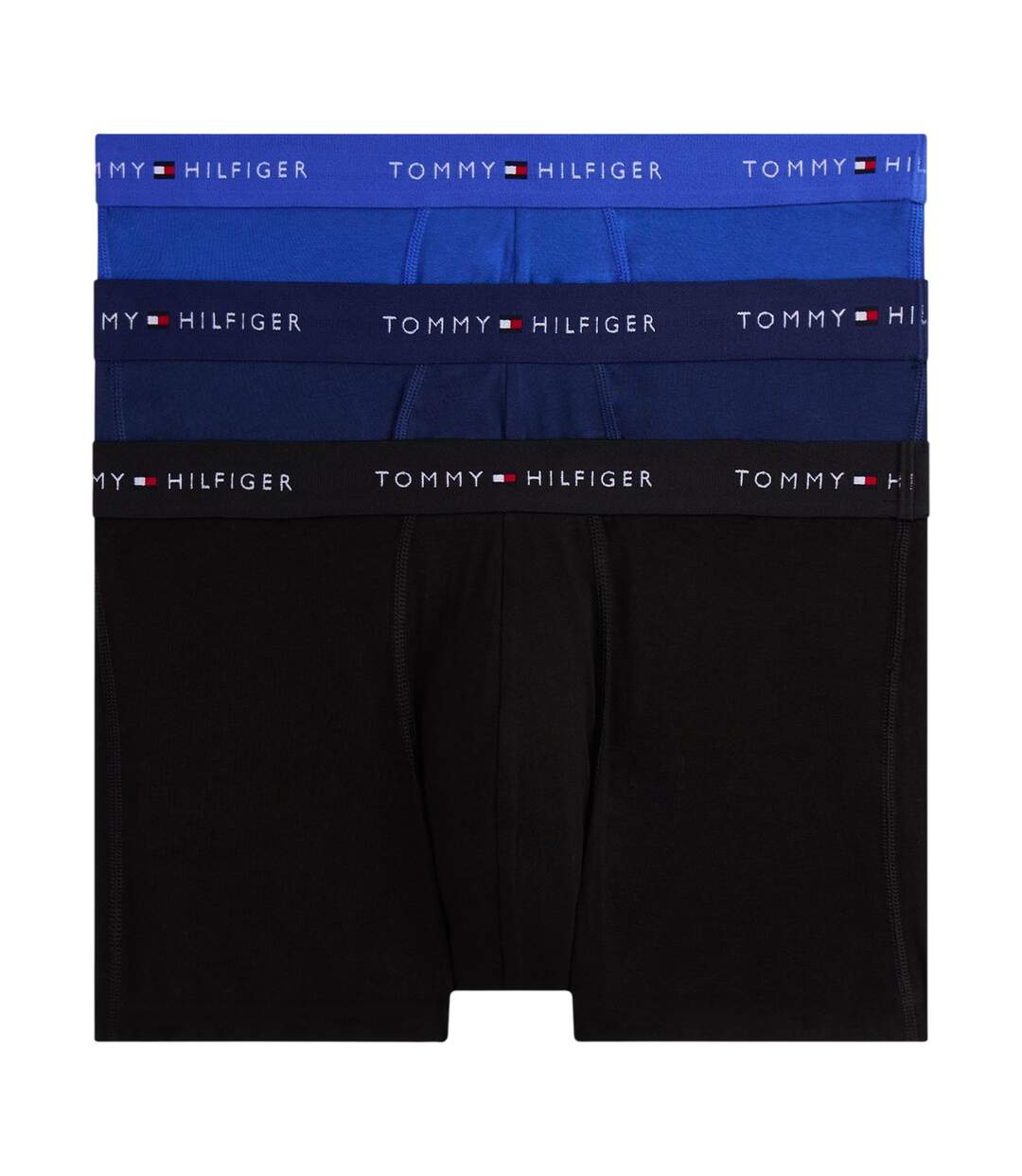 Short De Bain Motif/style Signature Homme Bleu Violet Bleu Marine Tommy Hilfiger-2