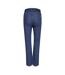 Womens/ladies High Waist Flared Jeans Blue Lacoste-2