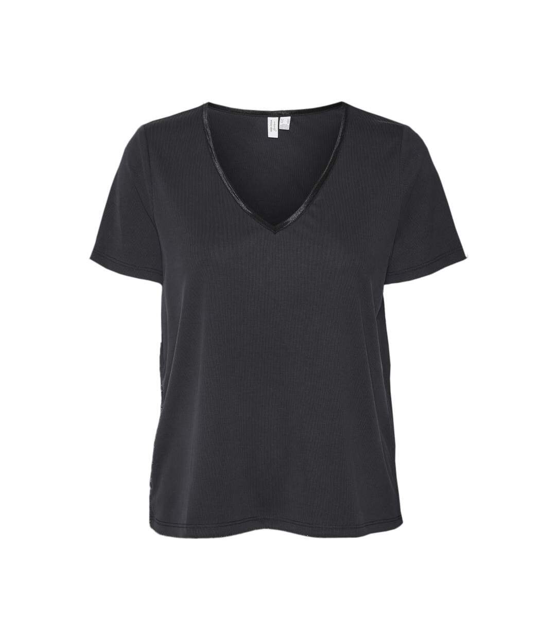 T-shirt Marine Femme Vero Moda Neck - M-1