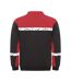 Mens Progression Hi-vis Polo Sweatshirt Black Red Projob-2