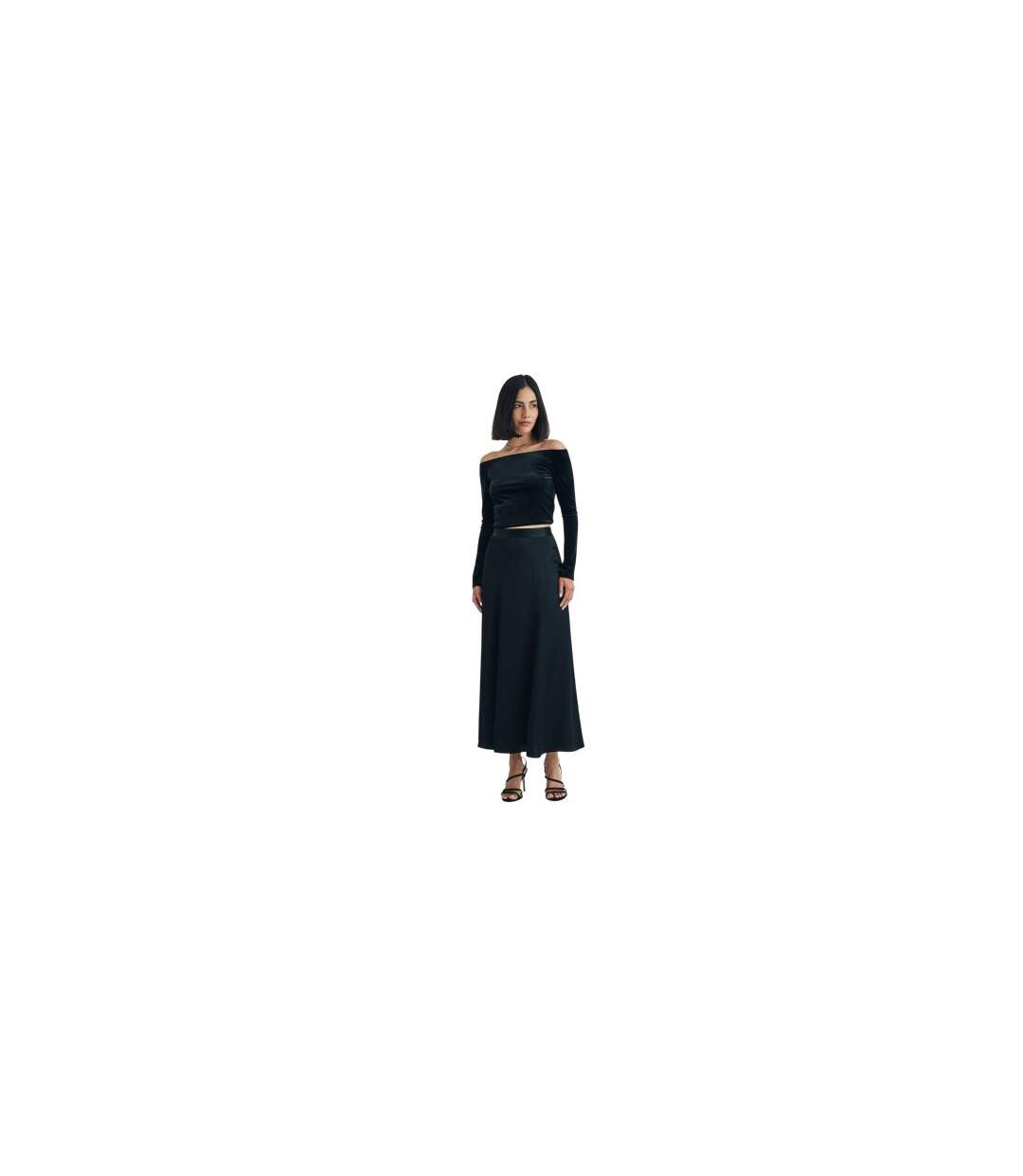 Jupe Longue Femme Noir Nobody's Child-1