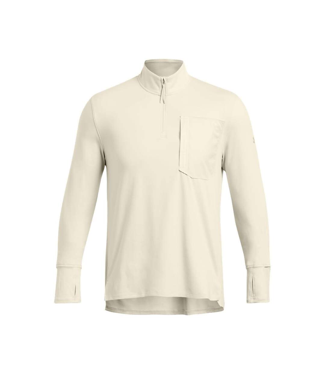 Haut trail run homme marron Under Armour-1