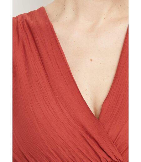Robe longue encolure V + dos nu et liens