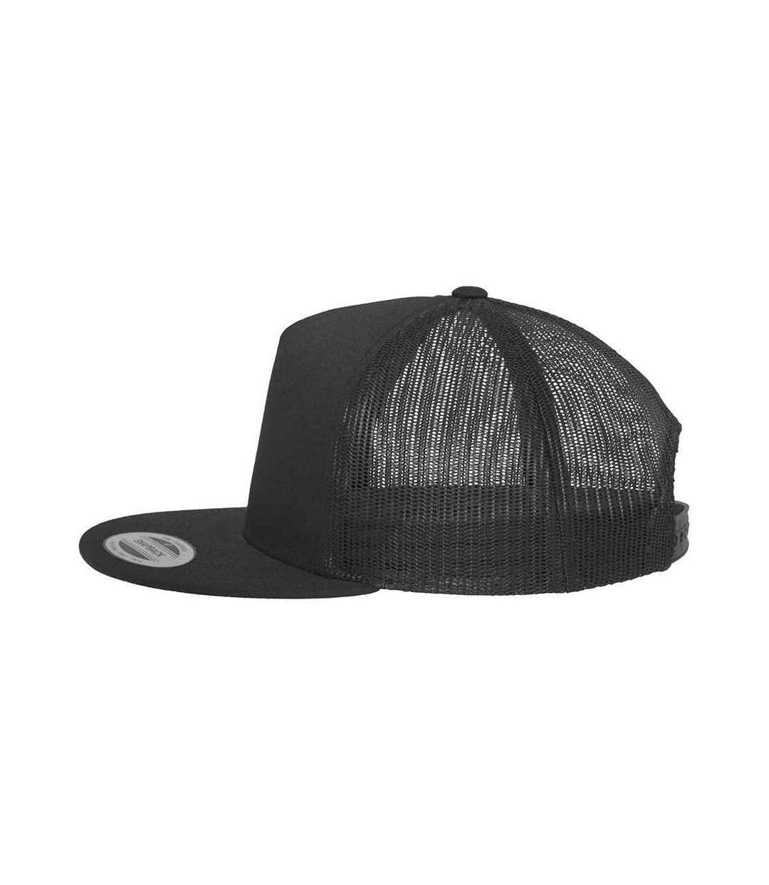 Casquette Trucker Classic Noir Flexfit-4