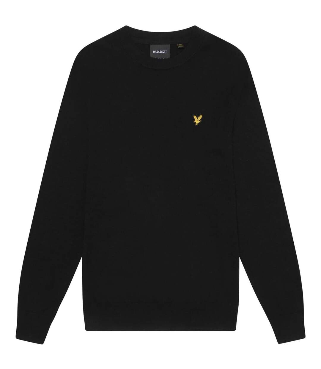 Sweat Col Ras-du-cou Motif/style Logo Brodé Homme Noir Lyle & Scott-2