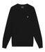 Sweat Col Ras-du-cou Motif/style Logo Brodé Homme Noir Lyle & Scott-2