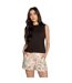 Womens/ladies Leopard Print Lounge Shorts Orange PJ Salvage-2