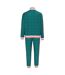 Mens Check Plaid Tracksuit Green Lonsdale-2