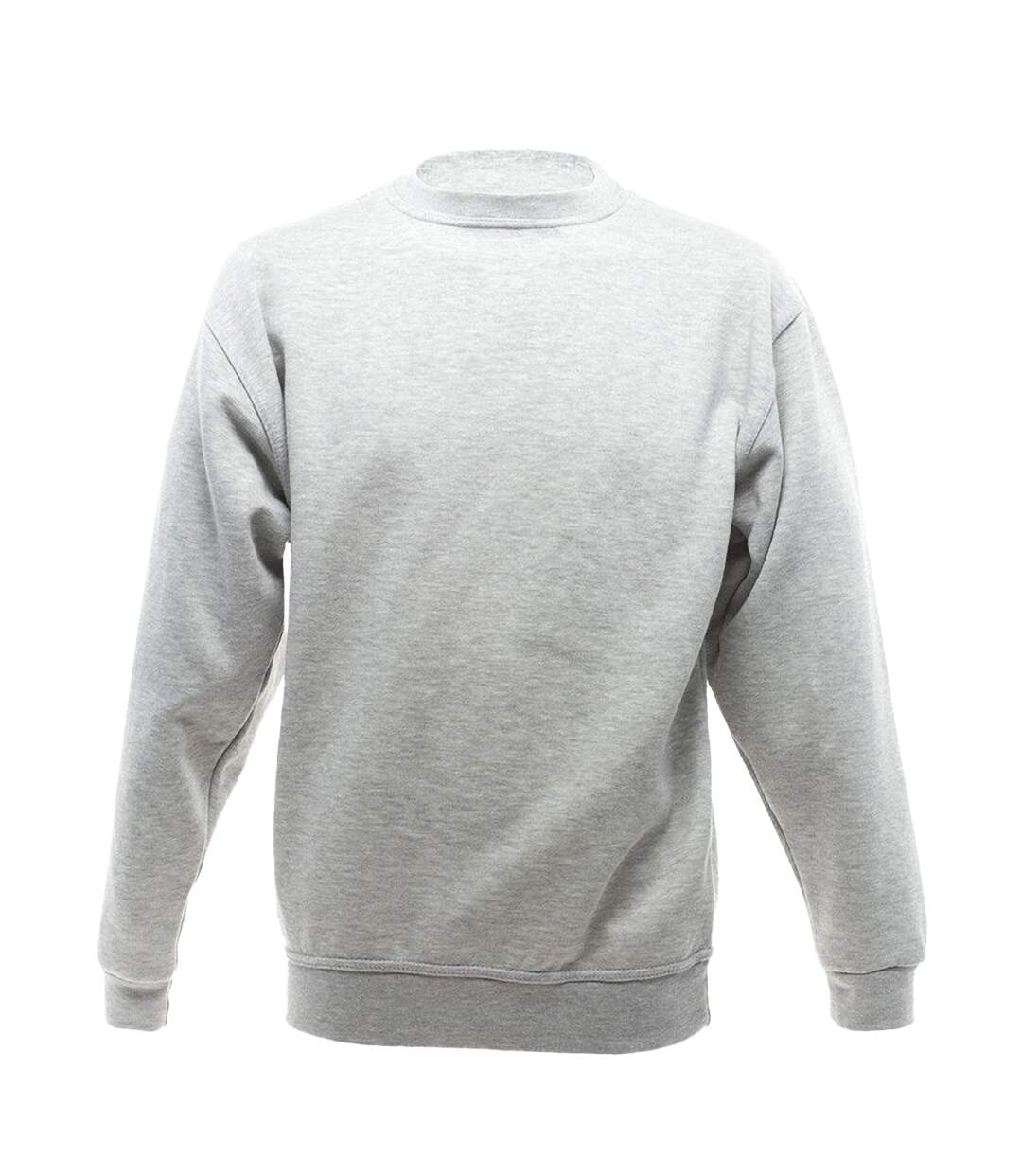 UCC 50/50 Mens Heavyweight Plain Set-In Sweatshirt Top (Heather Grey) - UTBC1193-1